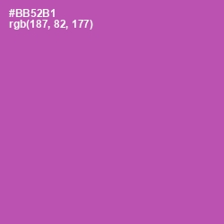 #BB52B1 - Wisteria Color Image