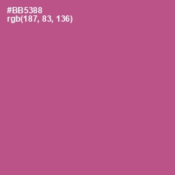 #BB5388 - Tapestry Color Image