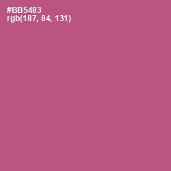 #BB5483 - Tapestry Color Image