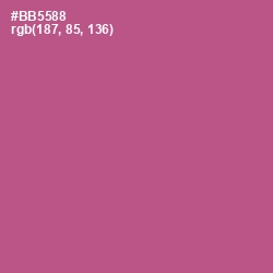 #BB5588 - Tapestry Color Image