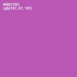 #BB57B5 - Wisteria Color Image