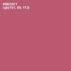 #BB5971 - Cadillac Color Image