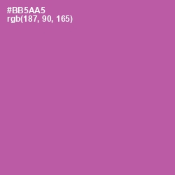 #BB5AA5 - Tapestry Color Image