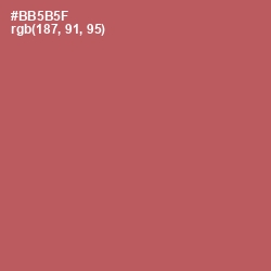 #BB5B5F - Matrix Color Image