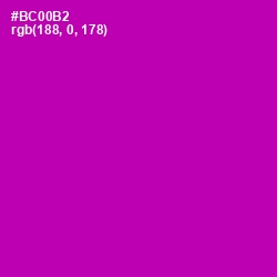 #BC00B2 - Violet Eggplant Color Image