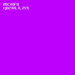 #BC00FB - Electric Violet Color Image