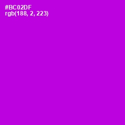 #BC02DF - Electric Violet Color Image