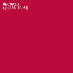 #BC0A3D - Shiraz Color Image