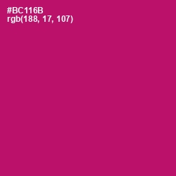 #BC116B - Lipstick Color Image