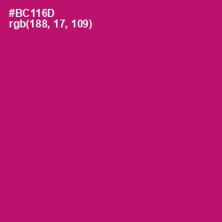 #BC116D - Lipstick Color Image