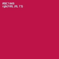 #BC1449 - Jazzberry Jam Color Image