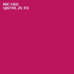 #BC145D - Jazzberry Jam Color Image