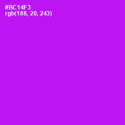 #BC14F3 - Electric Violet Color Image