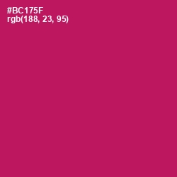 #BC175F - Jazzberry Jam Color Image