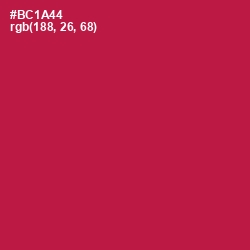 #BC1A44 - Jazzberry Jam Color Image