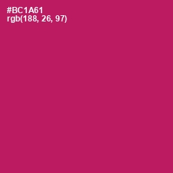 #BC1A61 - Lipstick Color Image