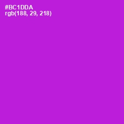 #BC1DDA - Electric Violet Color Image