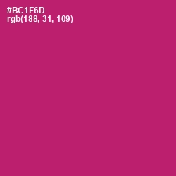 #BC1F6D - Lipstick Color Image