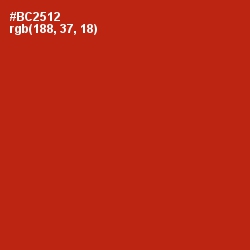 #BC2512 - Tabasco Color Image