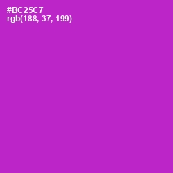 #BC25C7 - Electric Violet Color Image