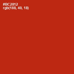 #BC2812 - Tabasco Color Image