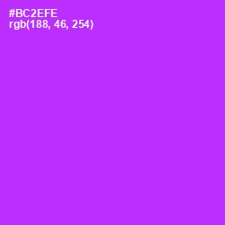 #BC2EFE - Electric Violet Color Image