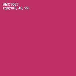 #BC3063 - Hibiscus Color Image