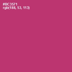 #BC3571 - Hibiscus Color Image