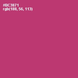 #BC3871 - Hibiscus Color Image