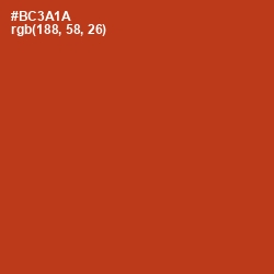 #BC3A1A - Tabasco Color Image