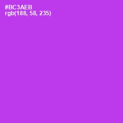 #BC3AEB - Electric Violet Color Image