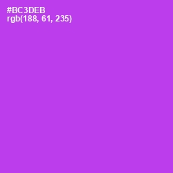 #BC3DEB - Electric Violet Color Image