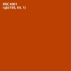 #BC4001 - Rock Spray Color Image