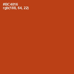 #BC4016 - Rust Color Image