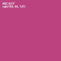 #BC427F - Blush Color Image