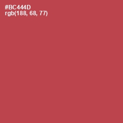 #BC444D - Chestnut Color Image