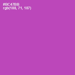 #BC47BB - Wisteria Color Image