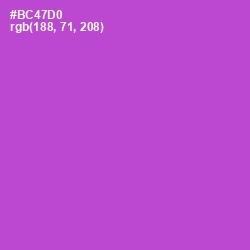 #BC47D0 - Amethyst Color Image