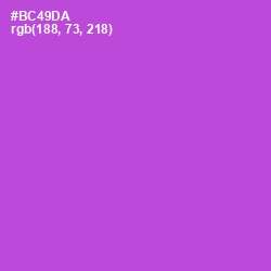 #BC49DA - Amethyst Color Image