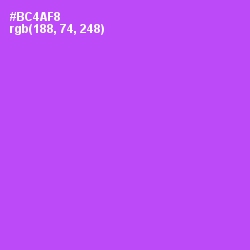 #BC4AF8 - Lavender Color Image