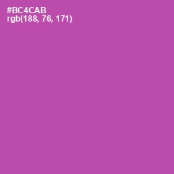 #BC4CAB - Tapestry Color Image