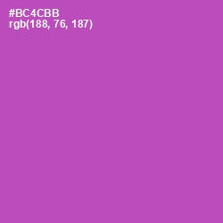 #BC4CBB - Wisteria Color Image