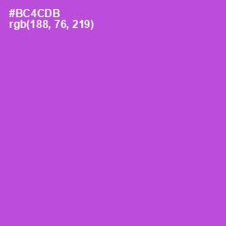 #BC4CDB - Amethyst Color Image