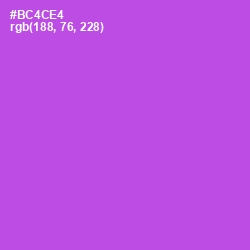 #BC4CE4 - Amethyst Color Image