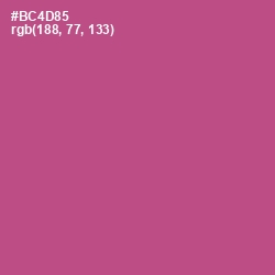 #BC4D85 - Tapestry Color Image