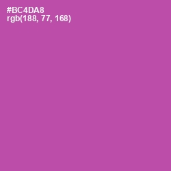 #BC4DA8 - Tapestry Color Image