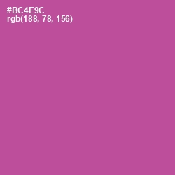 #BC4E9C - Tapestry Color Image
