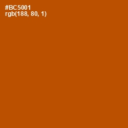 #BC5001 - Rose of Sharon Color Image