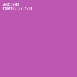 #BC57B2 - Wisteria Color Image