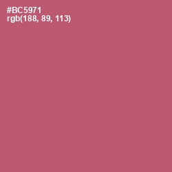 #BC5971 - Cadillac Color Image
